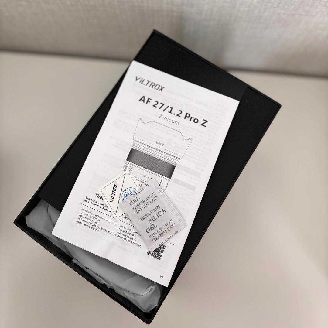 【新品未使用】Viltrox 27mm F1.2 Zマウント レンズ