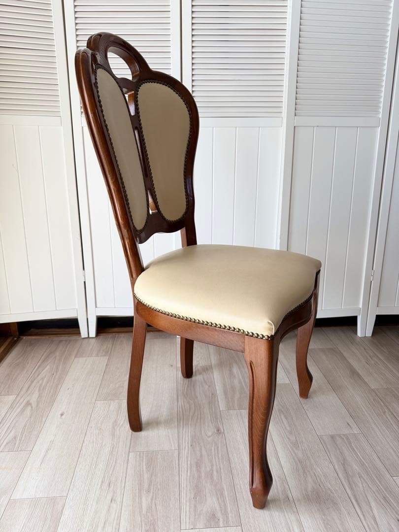 ①サルタレッリ ダイニングチェア 猫脚チェア 1脚　(4脚同時販売)