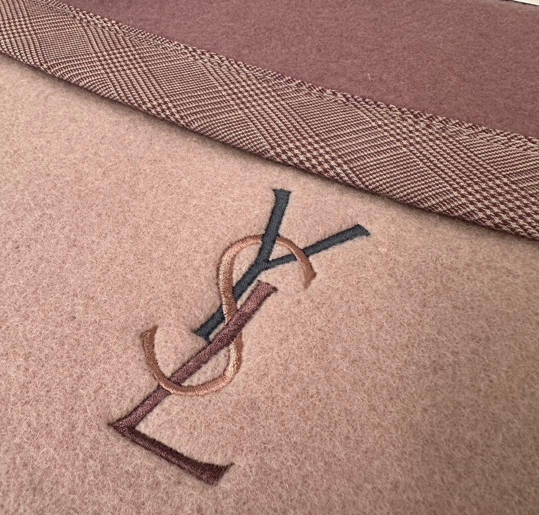 イヴ・サンローラン ブランケット タオルケット 2点セット (2511061)