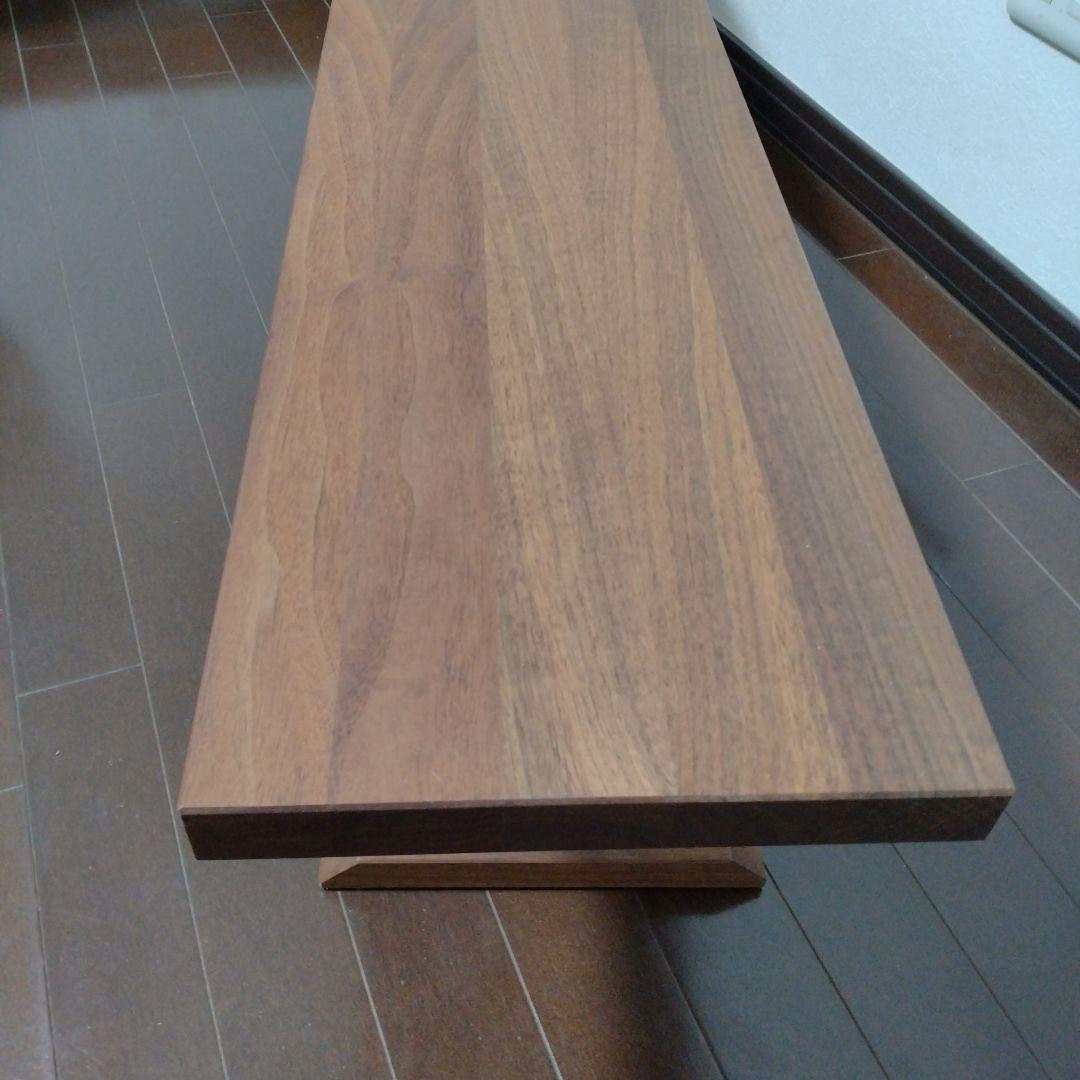 ローテーブル　テレビ台　ウォールナット　無垢