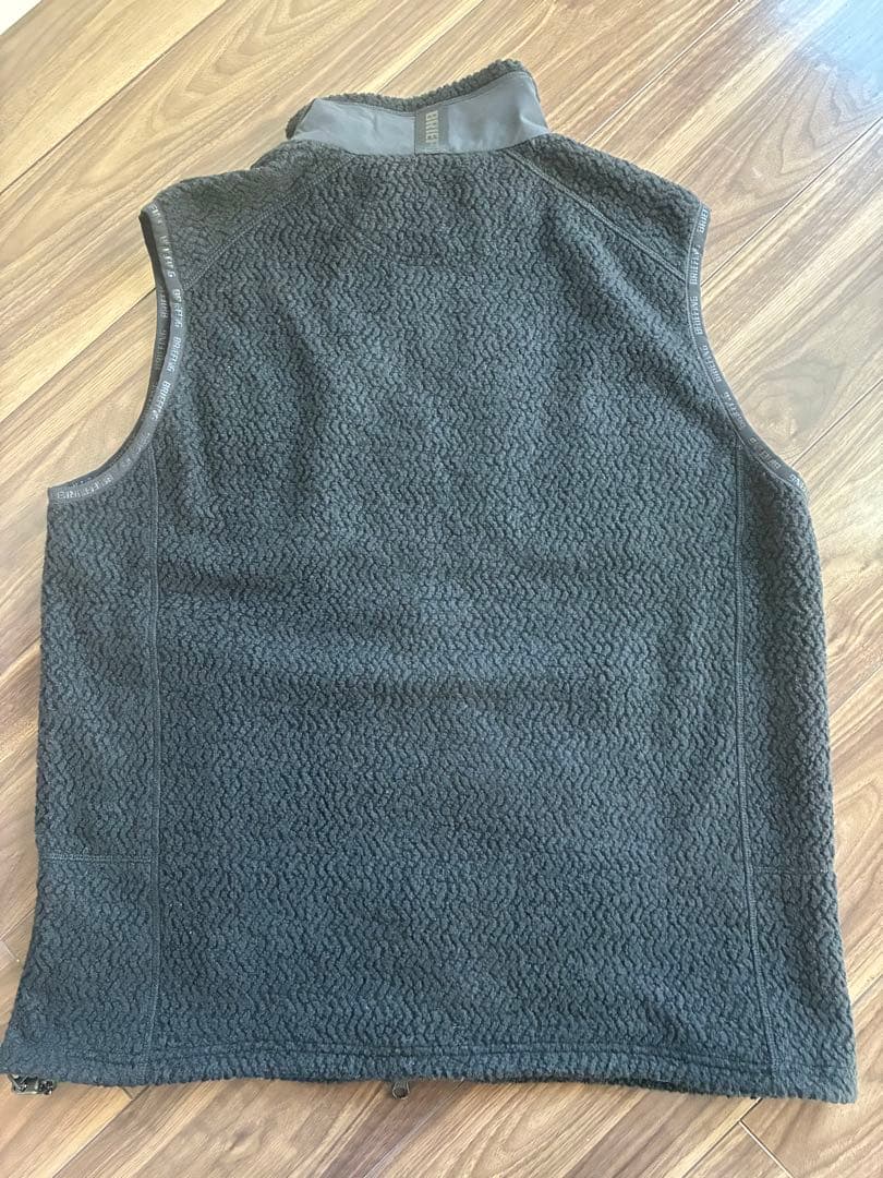 2025年秋冬モデル　ブリーフィングゴルフ　ウールボアベストブラック