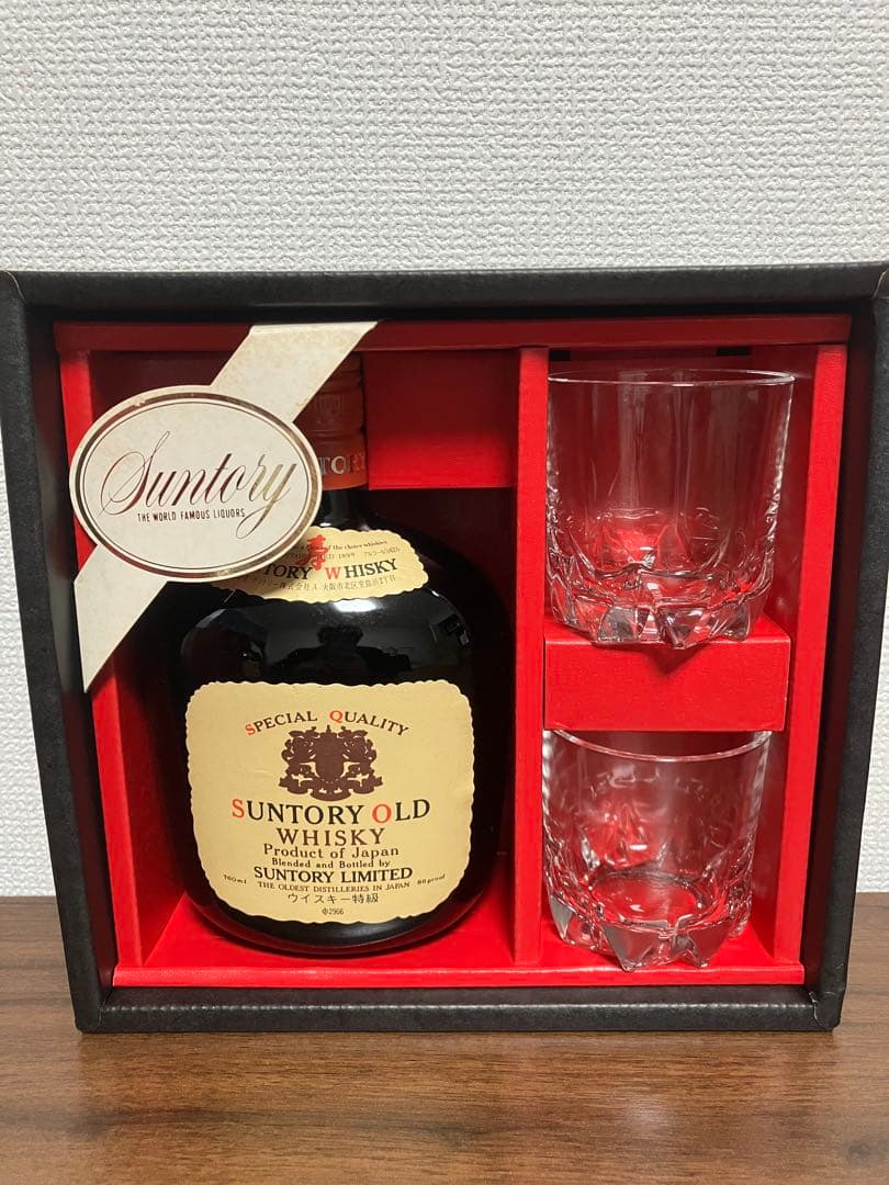 サントリーオールドウイスキー ギフトボックス　 2セット　特級　グラス付