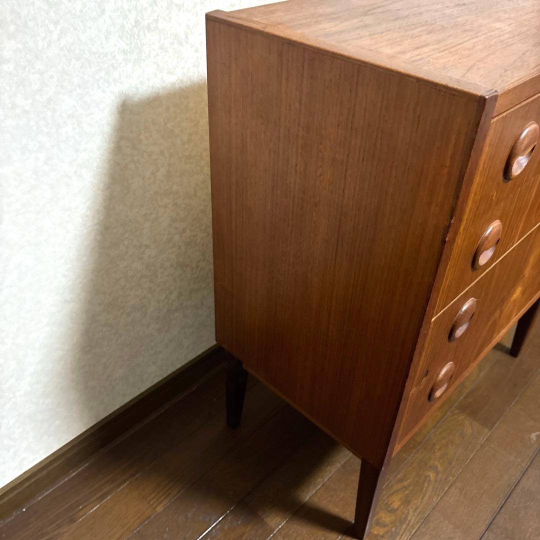【良品】ヴィンテージ チェスト チーク材 デンマーク