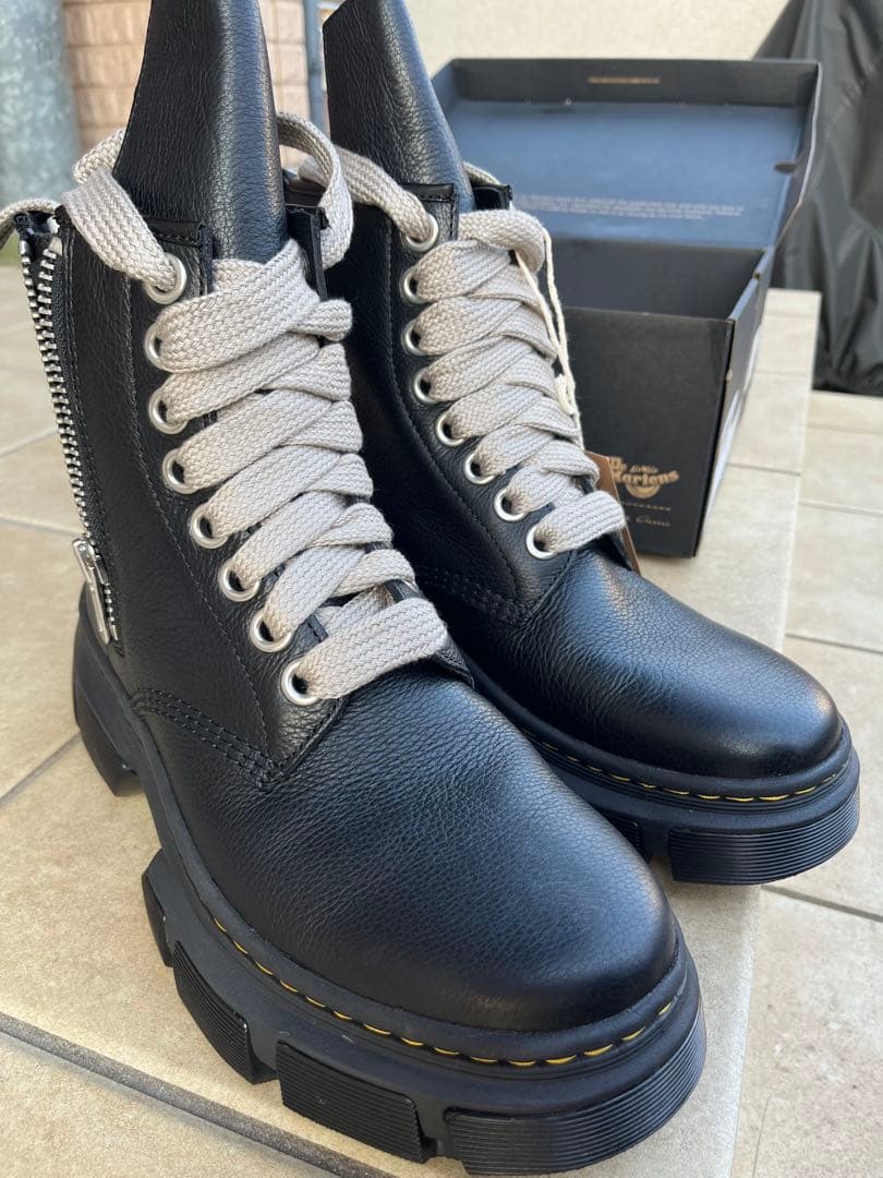 靴 DrMartems X RickOwens 1460 JMB Lace