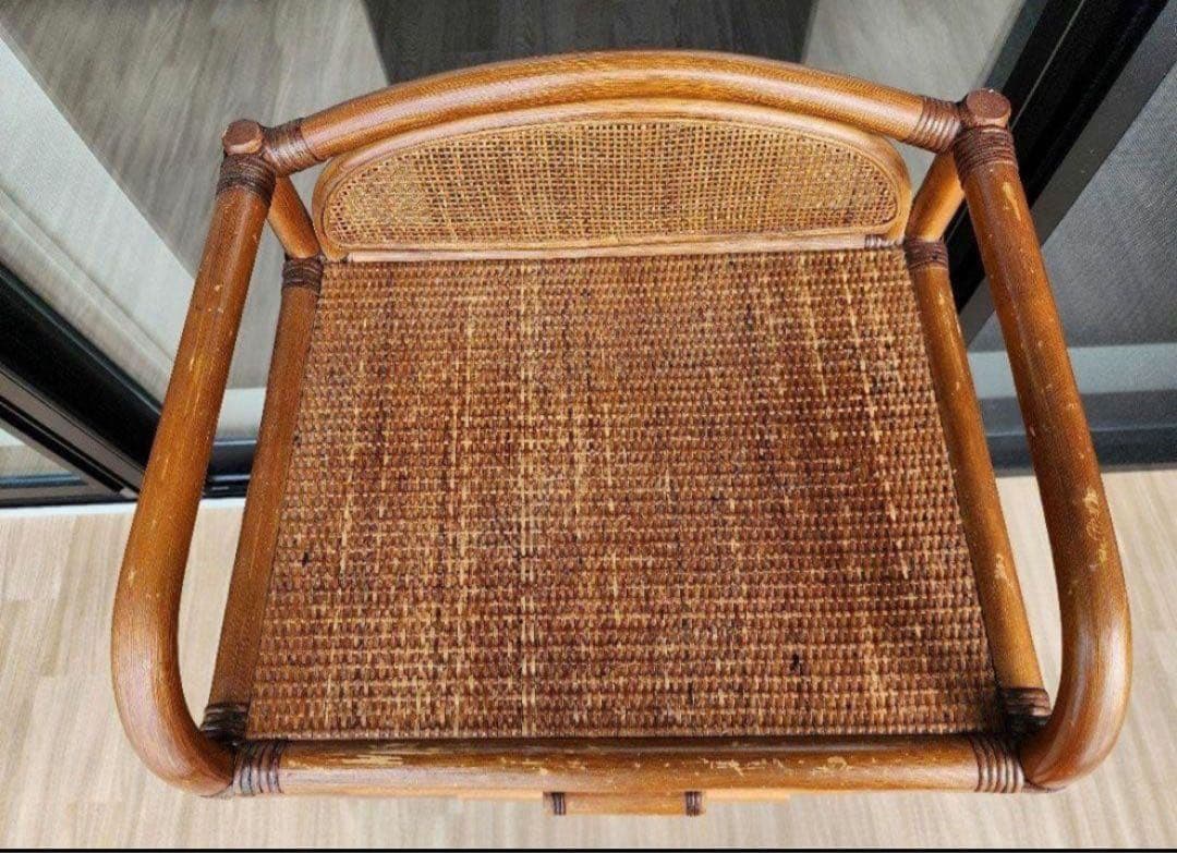 籐家具 ラタン チェスト 5段高さ108cm アジアンテイスト アンティーク