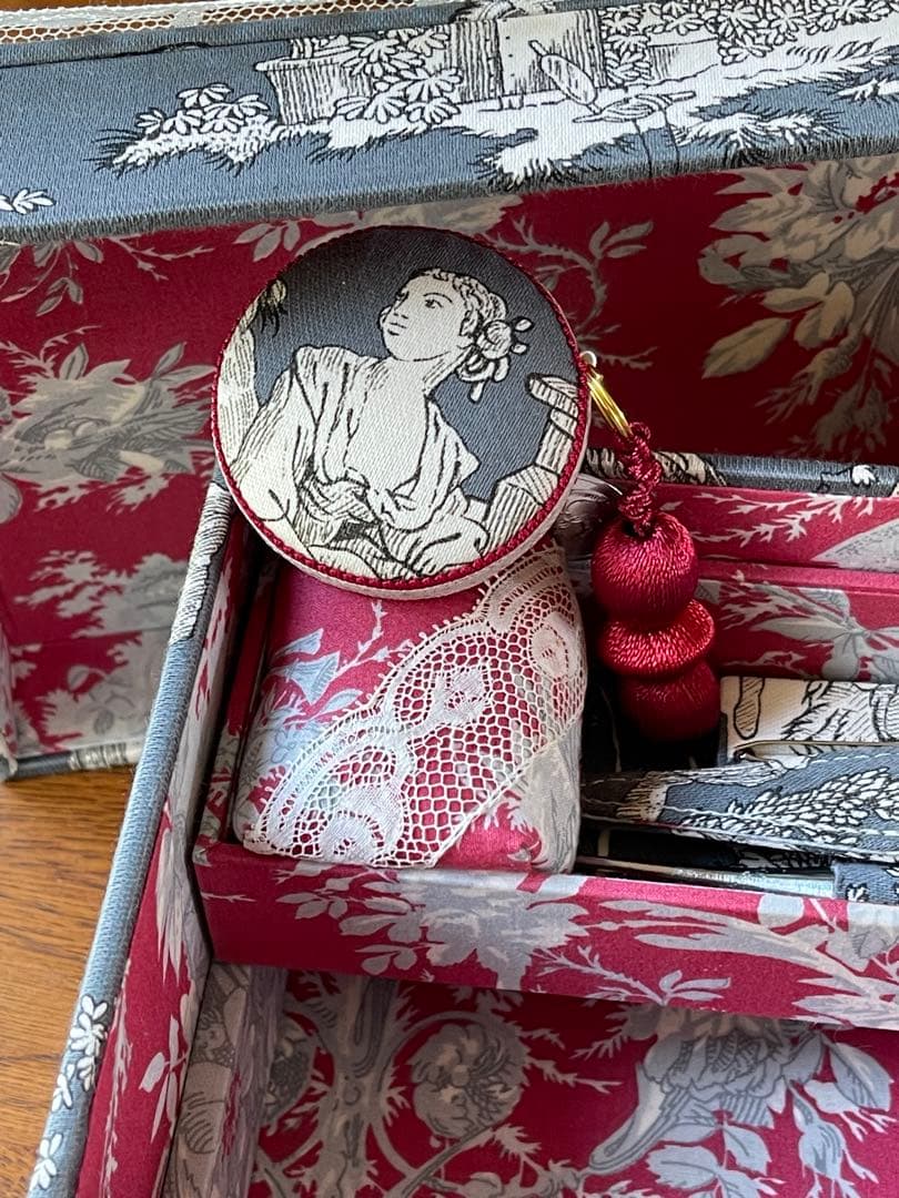 カルトナージュミニ裁縫箱(フタ有)