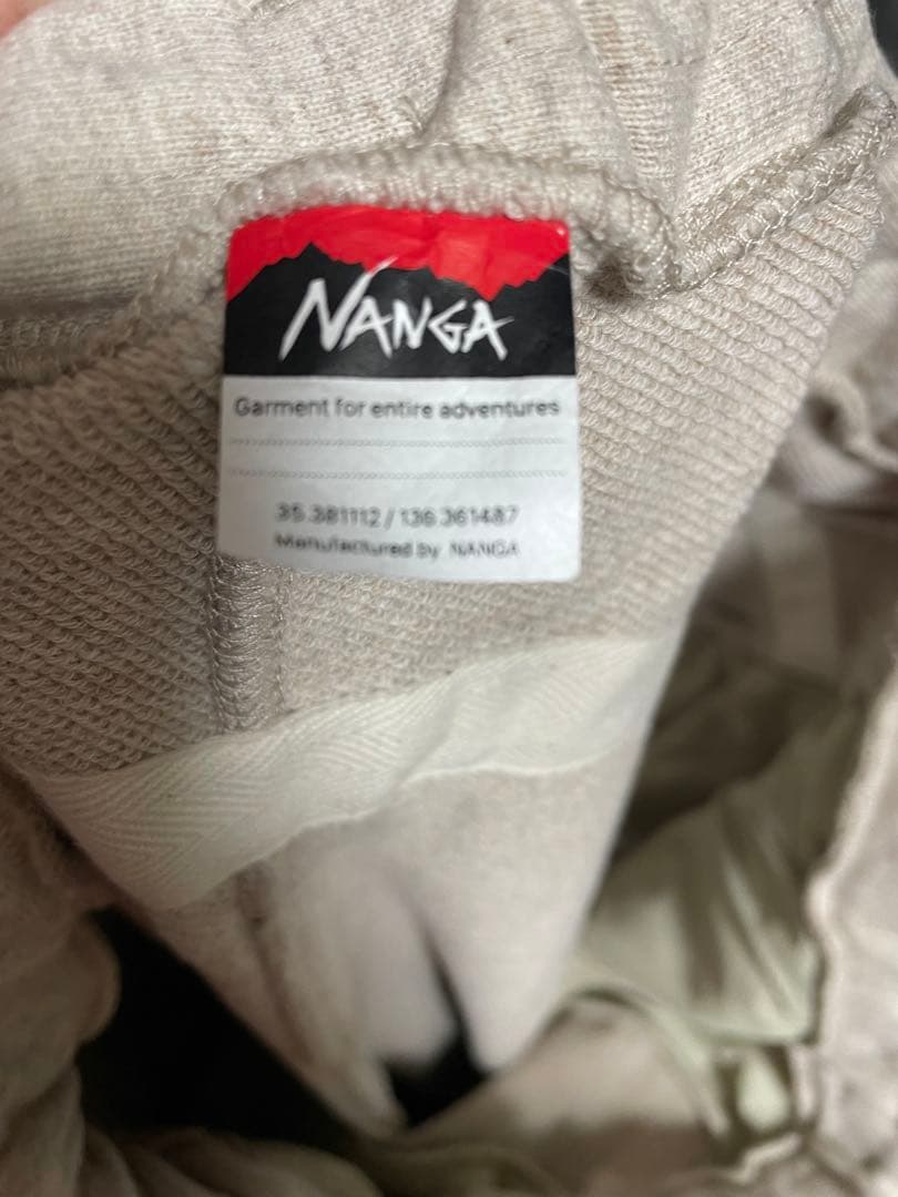 NANGA グレー スウェットパーカー XL上下セット