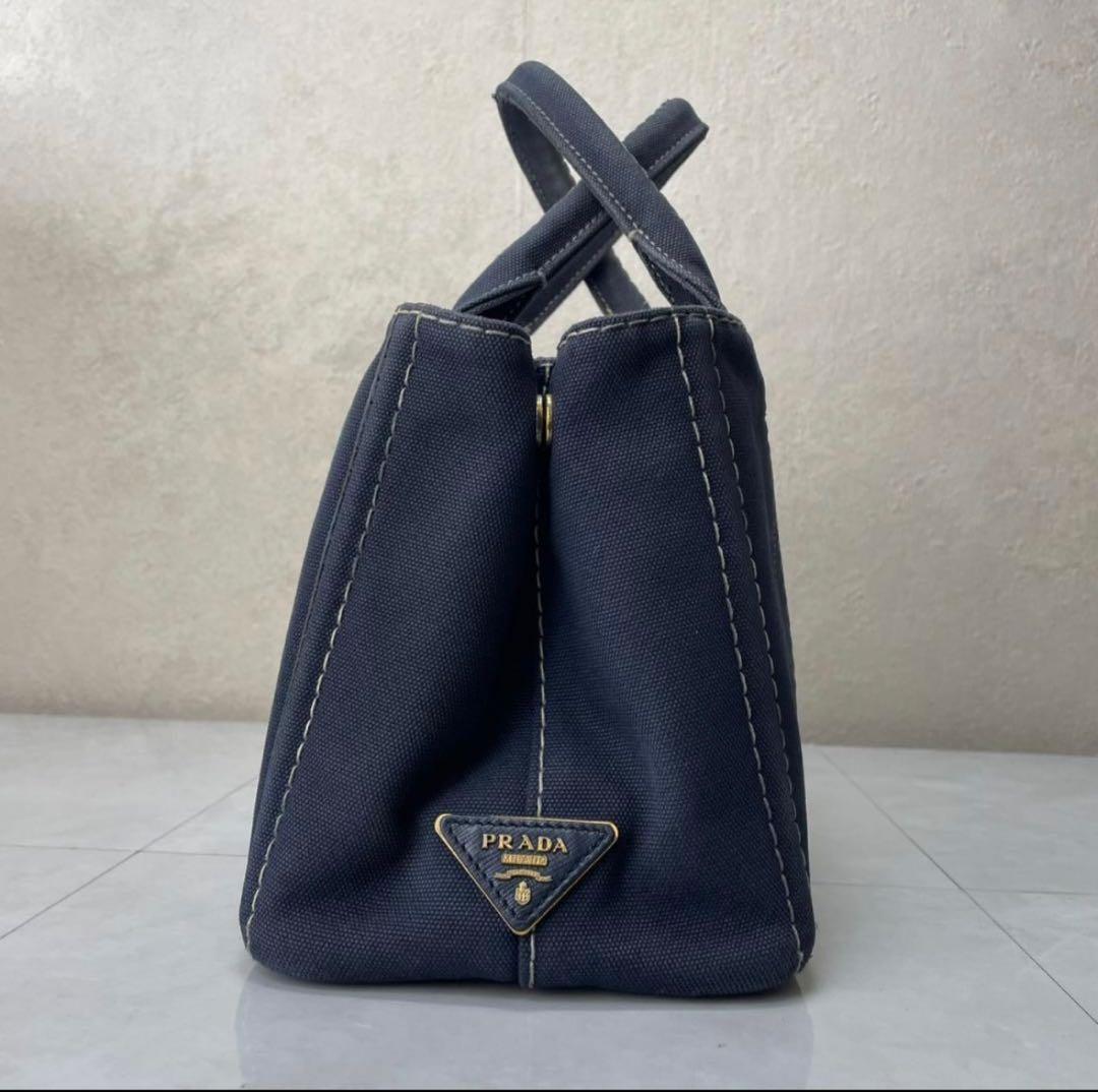 PRADA カナパ プラダ 2way ショルダー ギンガムチェック