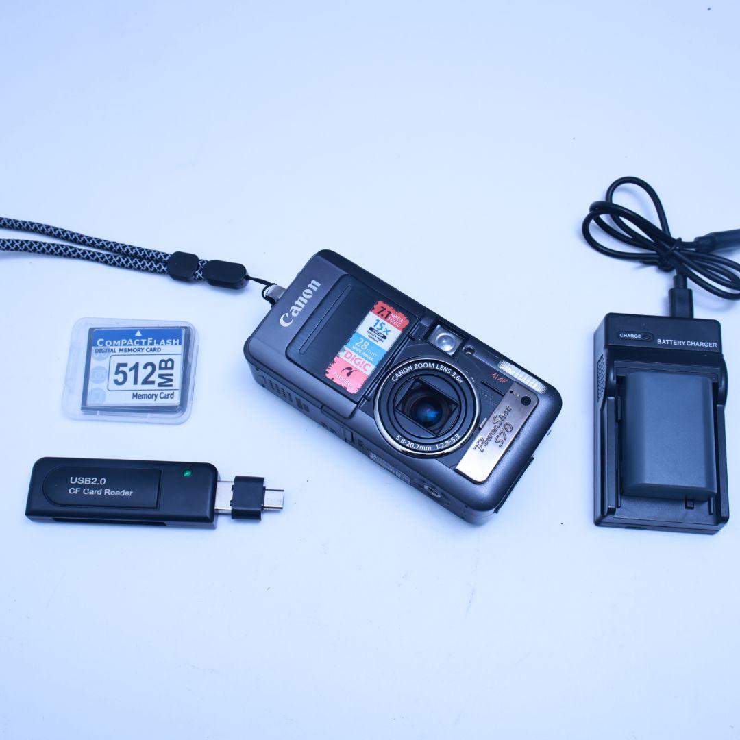 スマホ転送可 Canon デジタルカメラ PowerShot S70