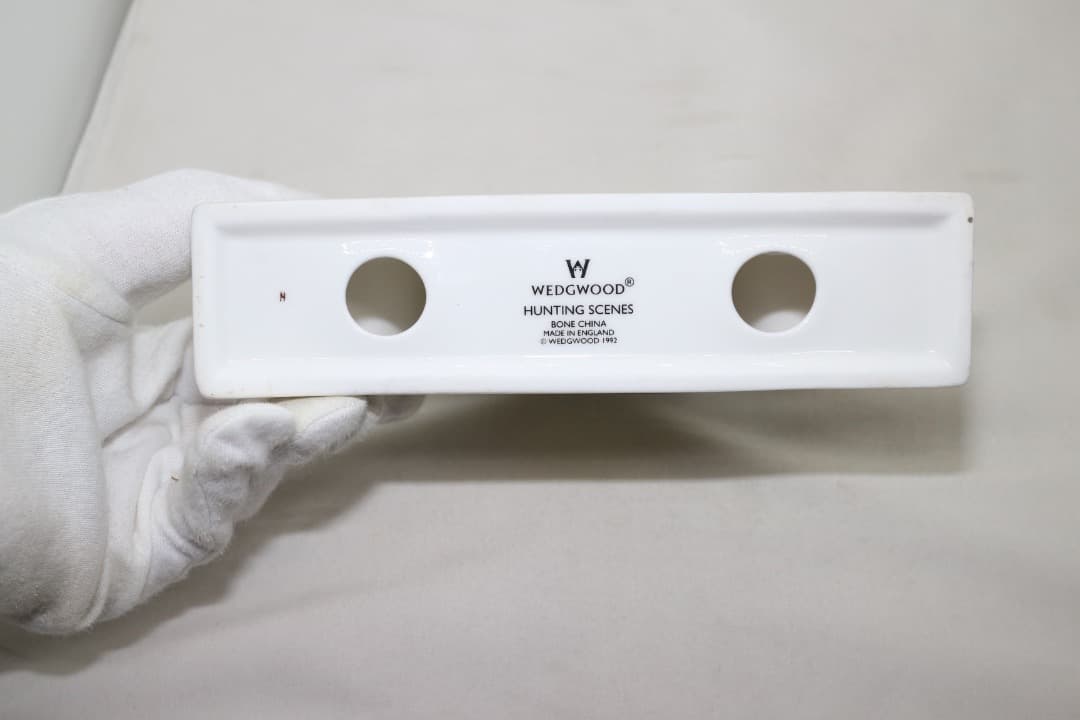 希少  ウエッジウッド ハンティングシーン 置き時計