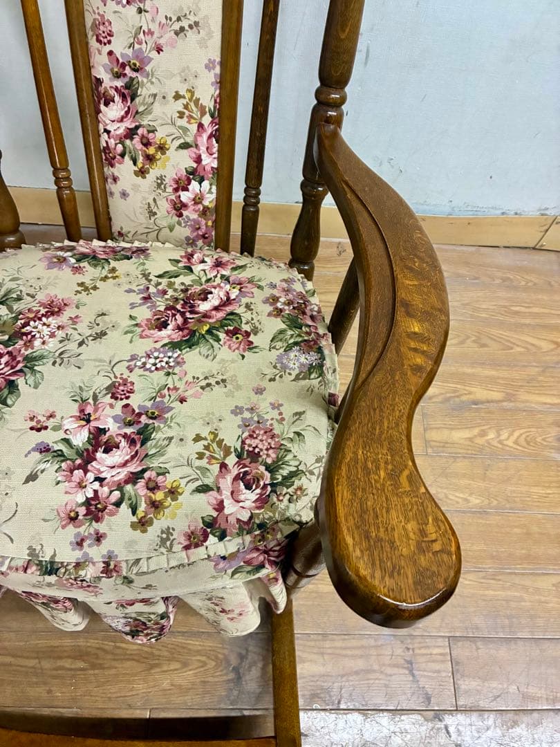 管435☆東洋ファニチャー☆昭和レトロ☆アンティーク☆ロッキングチェアー