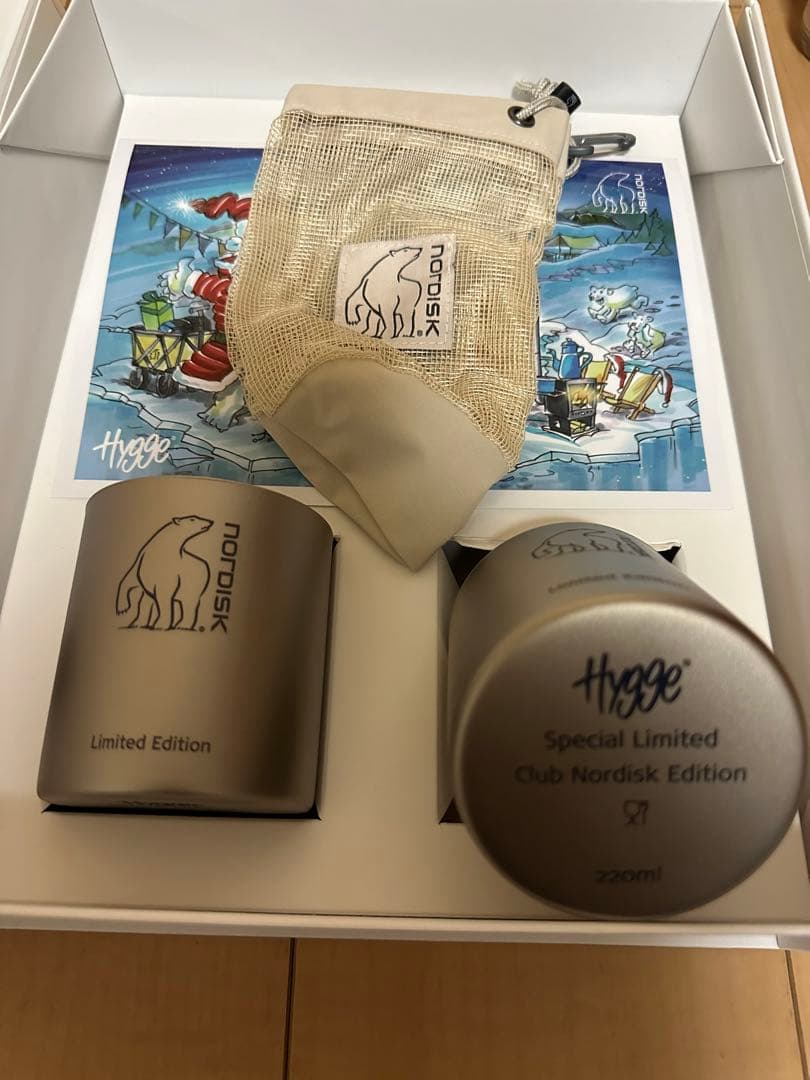 ノルディスク NORDISK 限定チタンダブルウォールマグ 2個　ギフト