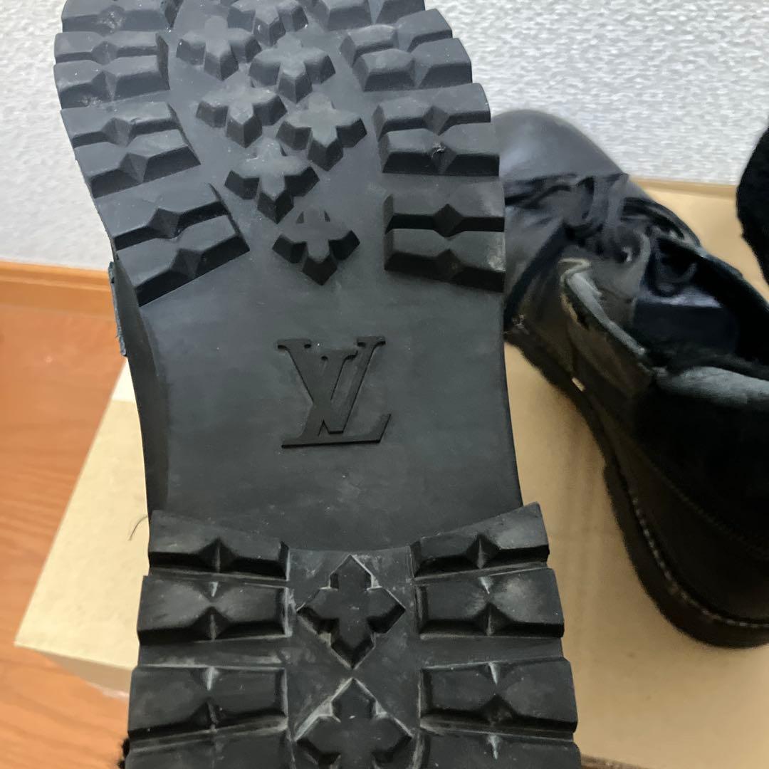【最高級】ルイヴィトン ダミエ アンフィニ ムートンブーツ 2WAY 黒