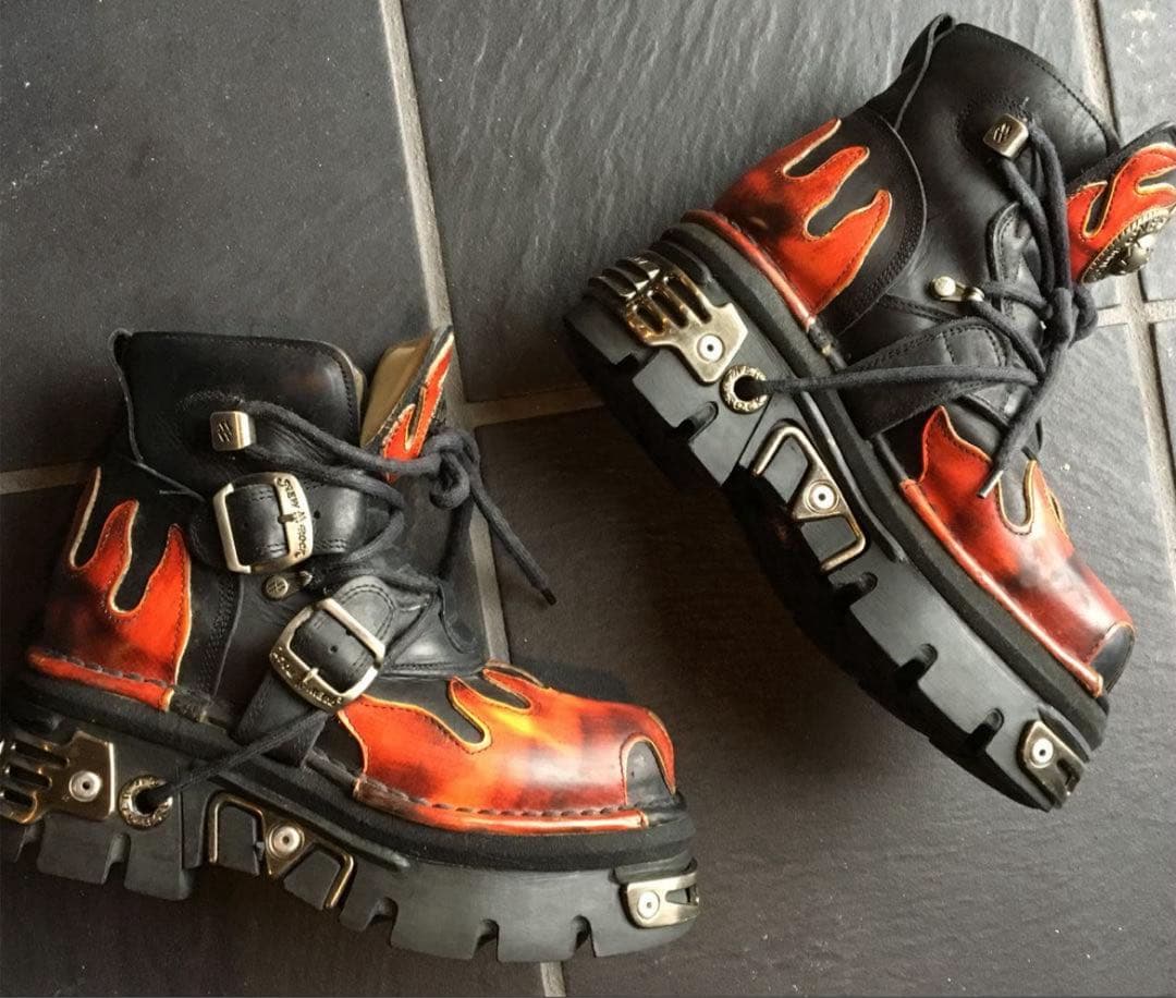 NEW ROCK 厚底ブーツ 37