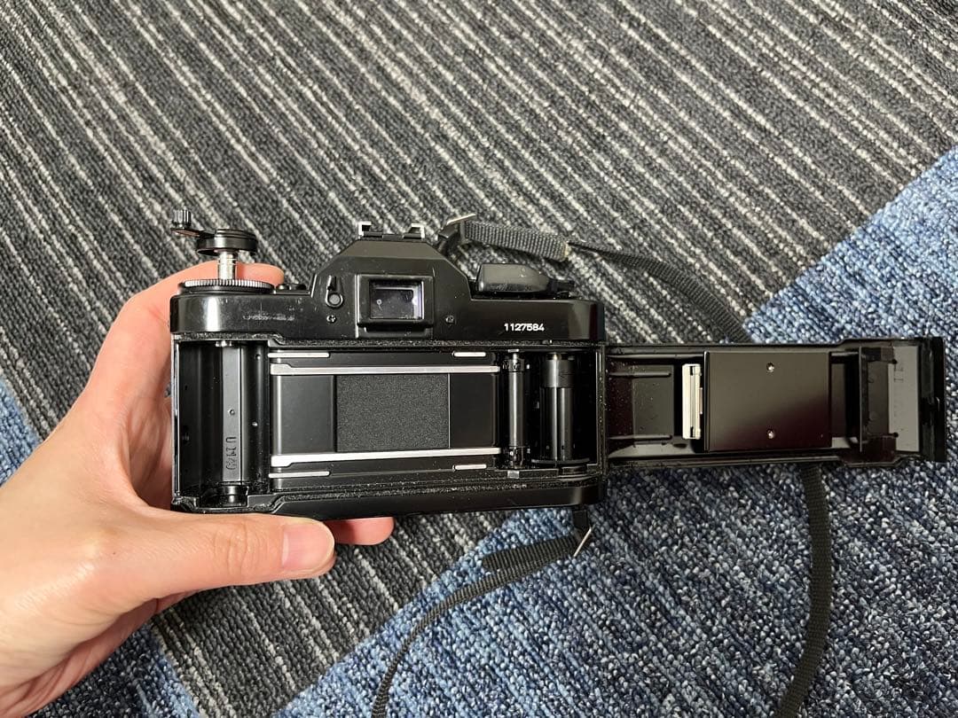 Canon キャノン A-1 フィルムカメラ　ブラック レンズ付