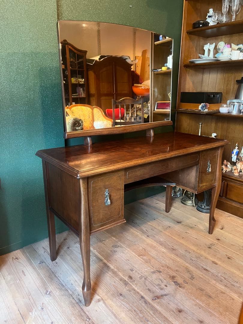 猫脚 ドレッサー 鏡台 インテリア 家具 アンティーク ビンテージ 昭和レトロ