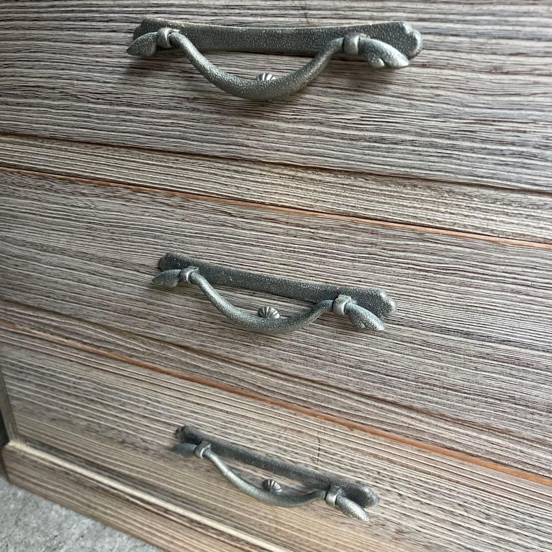 会津松本 手許 ３段 小引き出し 整理箱 抽斗 書類入れ