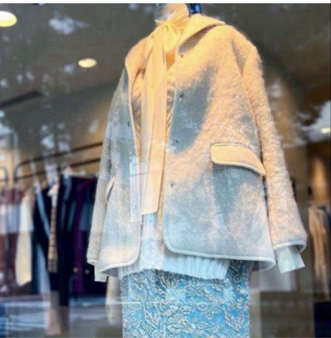 ドゥロワー drawer ウールアルパカ コート ジャケット　36サイズ