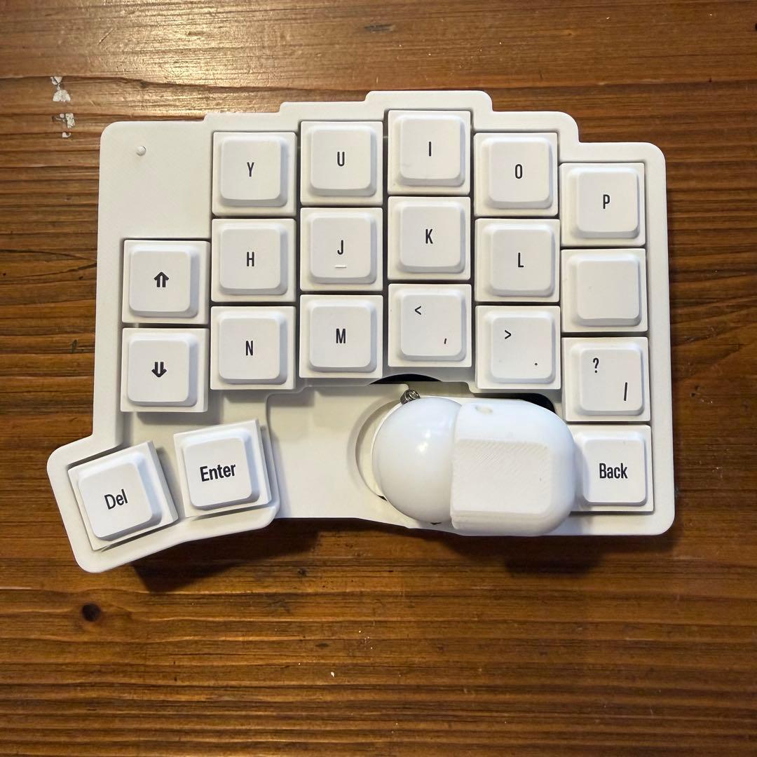 roBa-LP 無線接続 左右分割 トラックボール キーボード 完成品