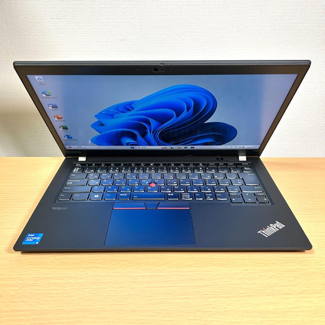 美品 Lenovo ThinkPad T14 Gen2 i5 16GB オフィス