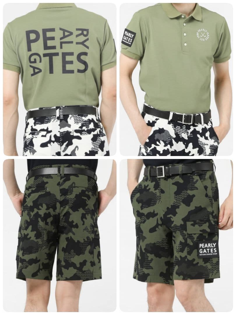 PEARLY GATES パーリーゲイツ　シャツ　カーゴパンツ　上下セット