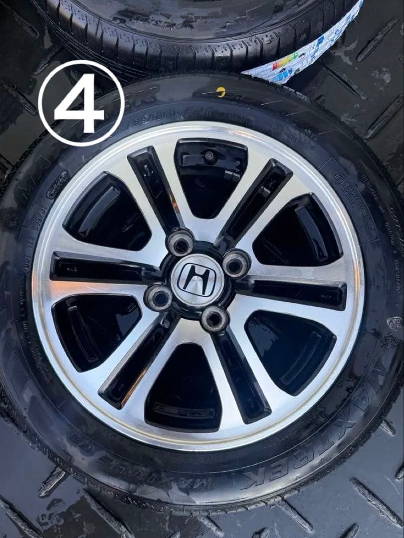 N-BOX 純正　タイヤ新品　ホンダ 14インチ ホイールセット　JF1 美品