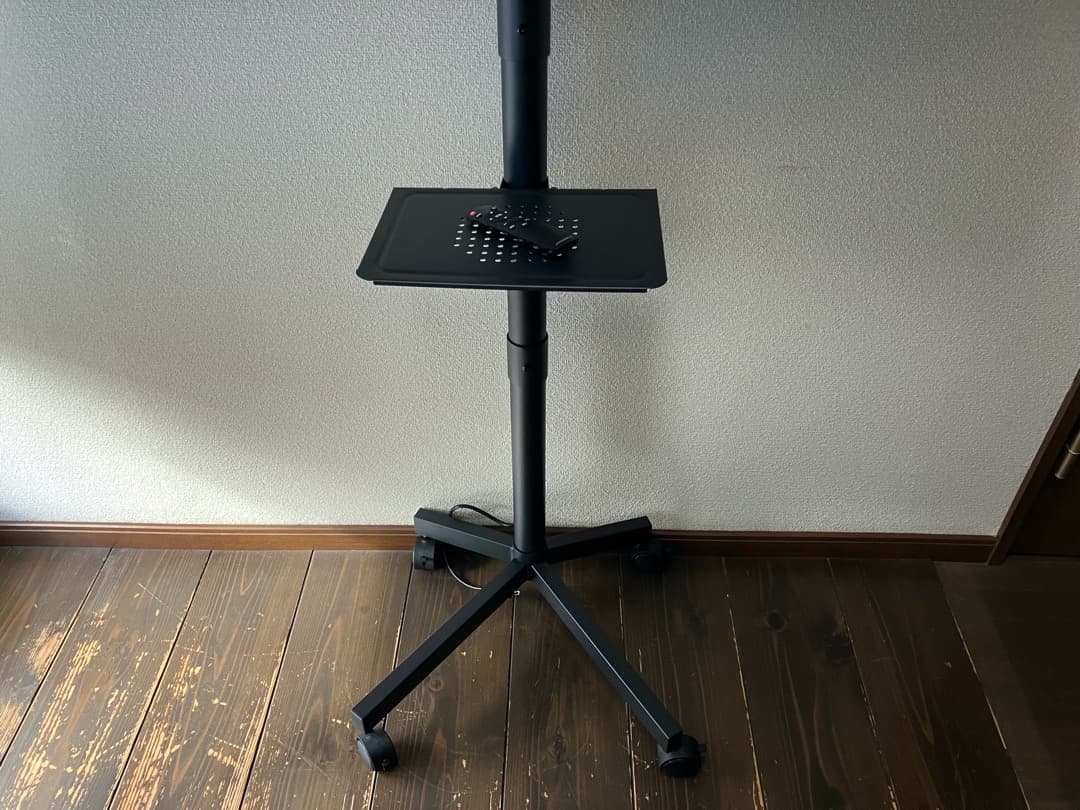 JAPANNEXT 43型液晶モニターとテレビスタンド キャスター付