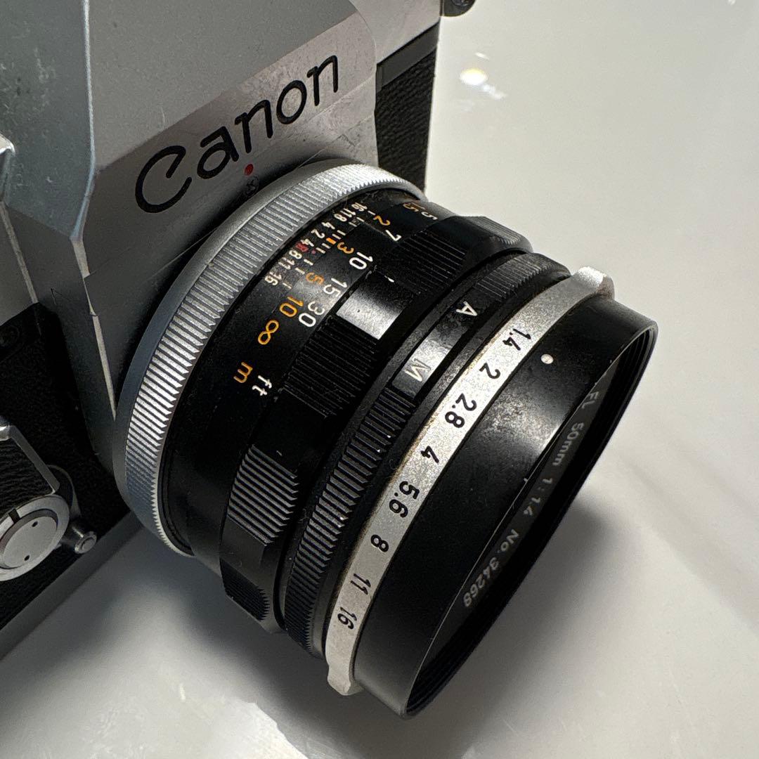 【早い者勝ち‼️】Canon FT 一眼レフカメラ 50mmフィルム f1.4