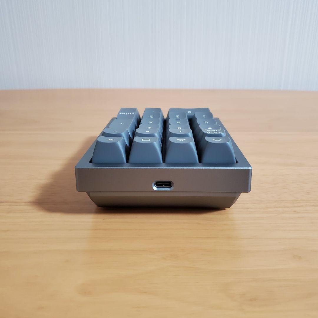 【希少】Keychron Q0 QMK VIA テンキー シルバーグレー 赤軸