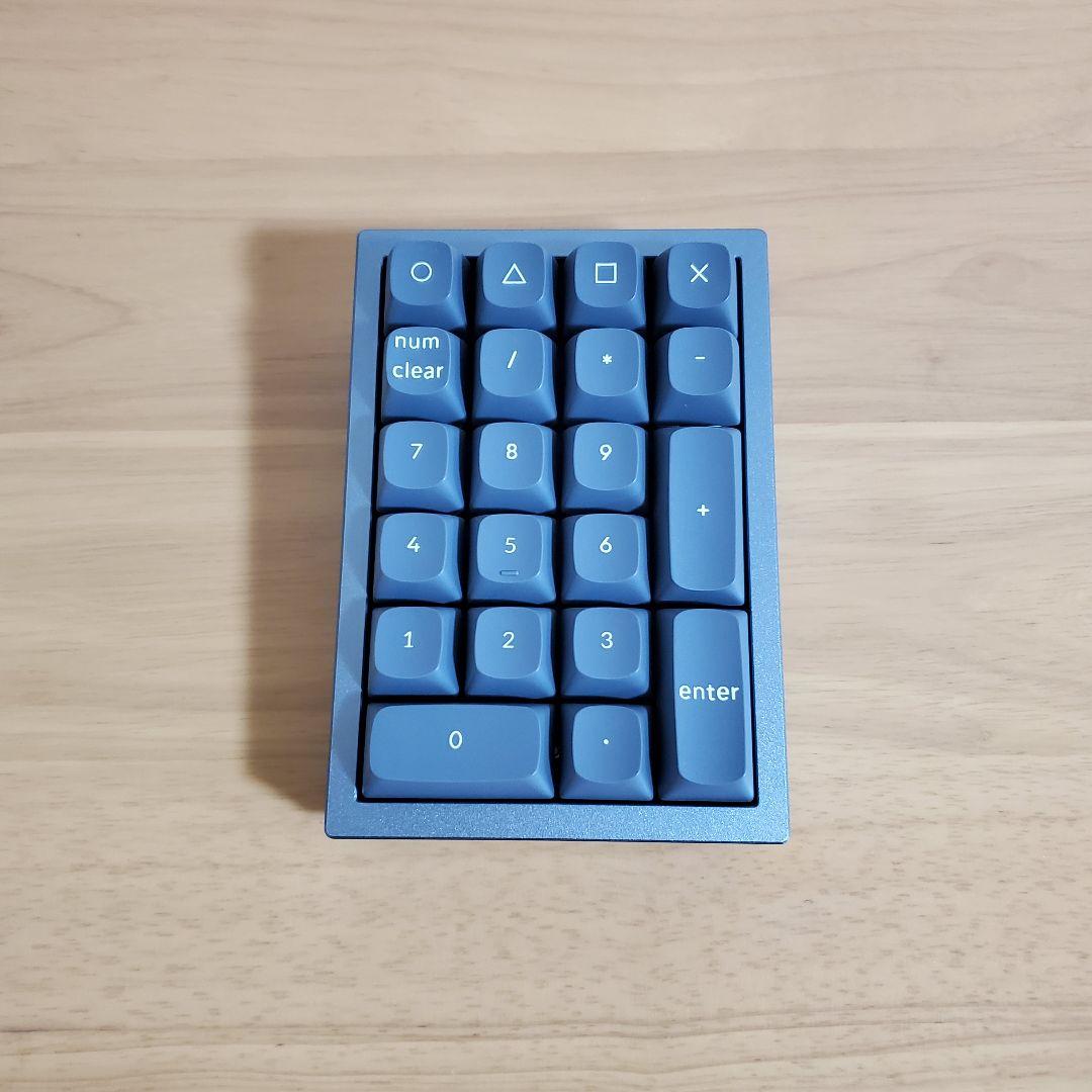 【希少】Keychron Q0 QMK VIA テンキー シルバーグレー 赤軸
