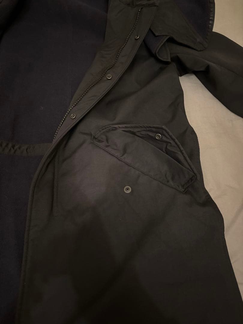 FRED PERRY フード付きモッズコート XS ダークグレー