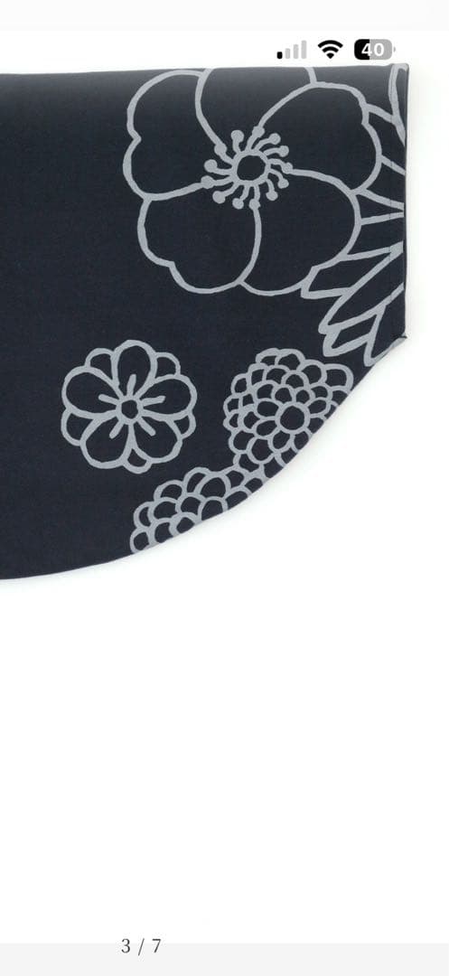 新品　ソウソウ　暖かいワンピース　裏毛 衿巻薙刀長方形衣　金襴緞子　濃紺