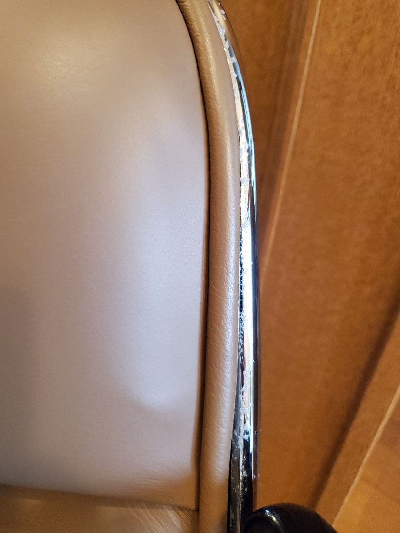 knoll ポロックチェア 4本脚 キャスター レザー　本革　オフィスチェア