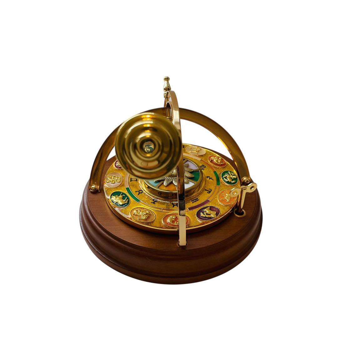 万華鏡 オルゴール 天球儀モチーフ 12星座 アンティーク風 インテリア