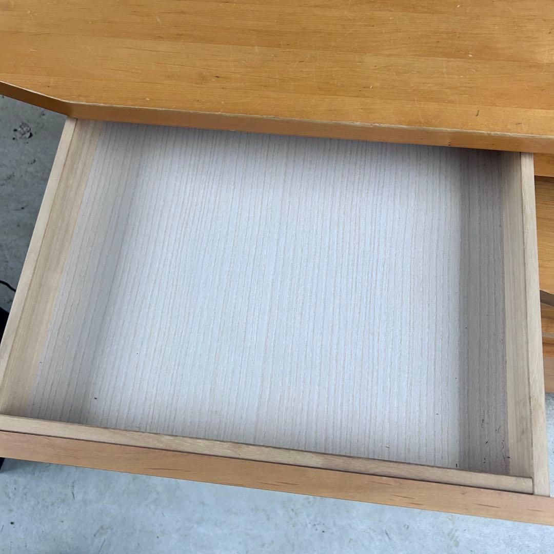 ACTUS アクタス リーヴェ 学習机 デスク 上棚付き 北欧 無垢風 幅105