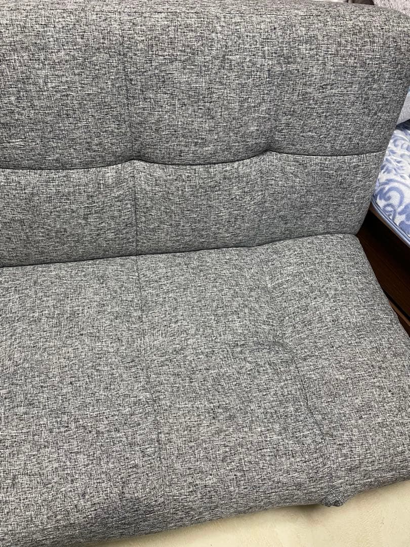 ニトリ　背もたれと肘掛けが動くソファーベッド　ソファベッド