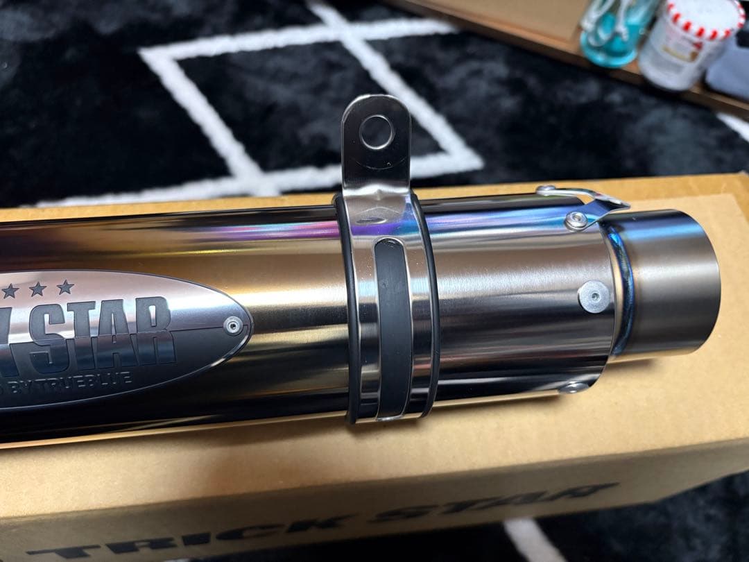 Z900RS トリックスター スリップオンマフラー ショットガン 焼チタン超美品