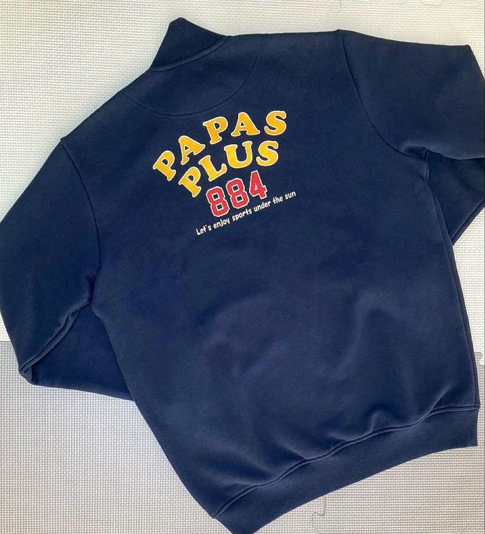 PAPAS PLUS GOLF フルジップトラックジャケット（NAVY／S）
