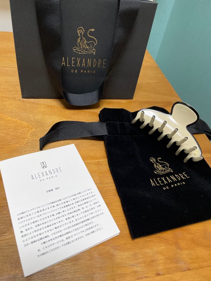 正規店購入 保証書有 アレクサンドル ドゥ パリ　【LISERAI】M クリップ