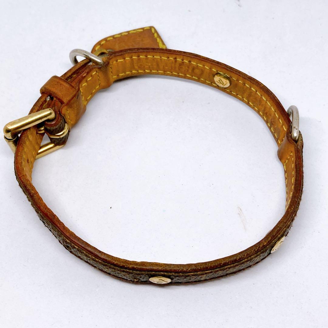 326 ルイヴィトン モノグラム　首輪　犬　猫　小型犬　ゴリエバクスター