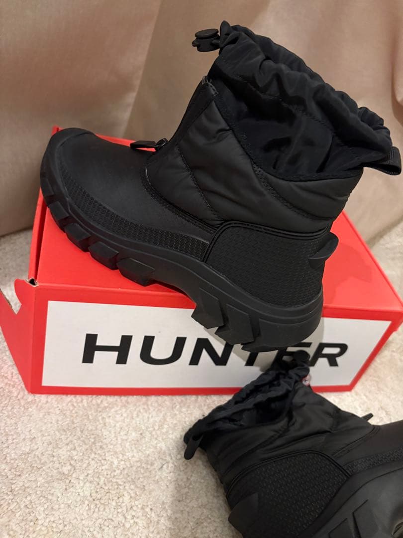 ハンター HUNTER イントレピッド ジップ アンクル スノーブーツ