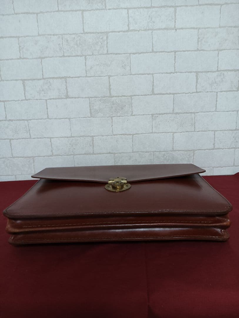 美品! 最高級!ロイズラゲッジLIoyd's肉厚ブライドルレザー ブリーフケース