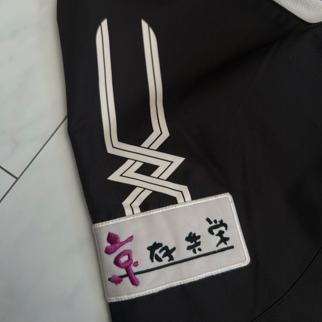 【非売品】ミズノ　ナイロンジャケット　選手支給品　京都パープルサンガ　00s L