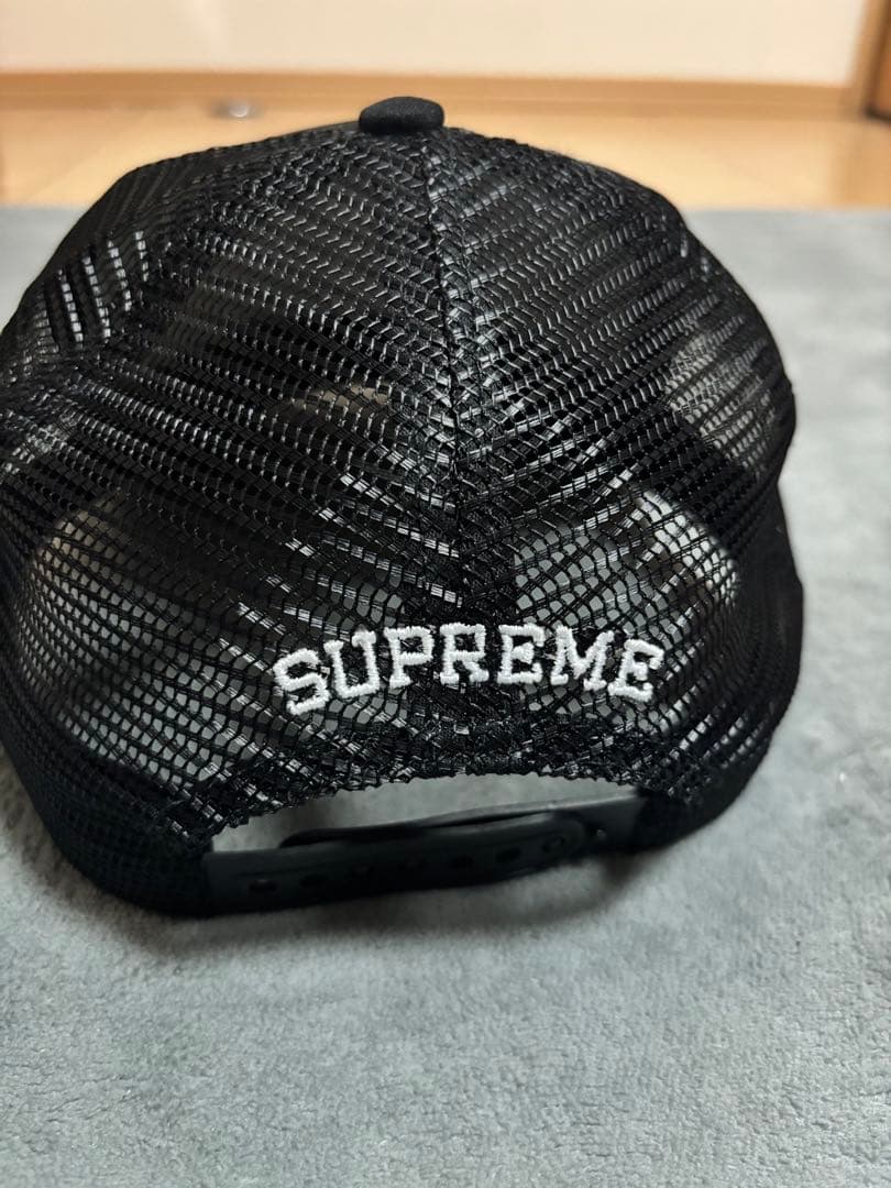 Supreme メッシュキャップ 黒