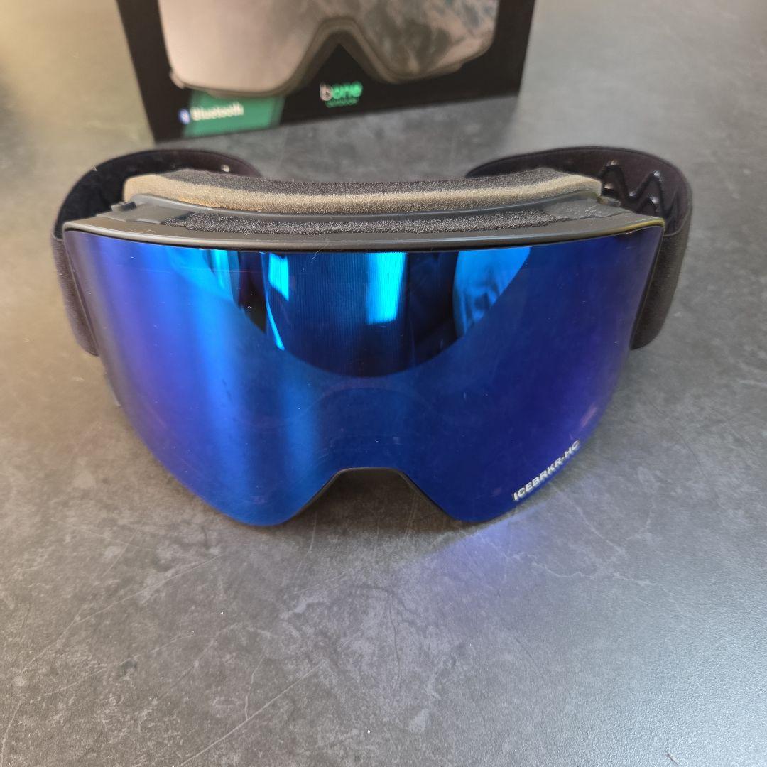 ICEBRKR ゴーグル (ブルーレンズ) 交換レンズ付き(レッド)