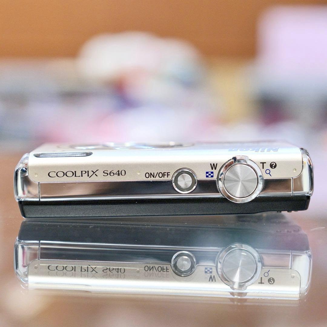 名機 動作品 コンデジ レトロ CCD Nikon COOLPIX S640