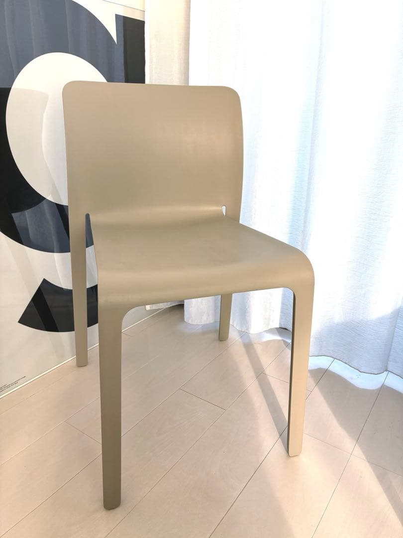 値引Magis（マジス）スタッキングチェア　ファスト　レッド/ベージュ2脚セット