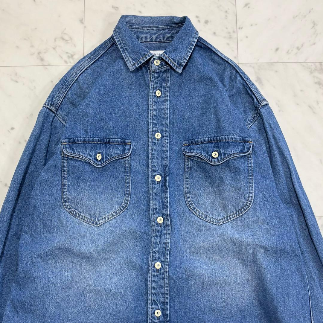 美品♪スローブイエナ　LE DENIM BDUシャツ　デニムシャツ　ゆったり
