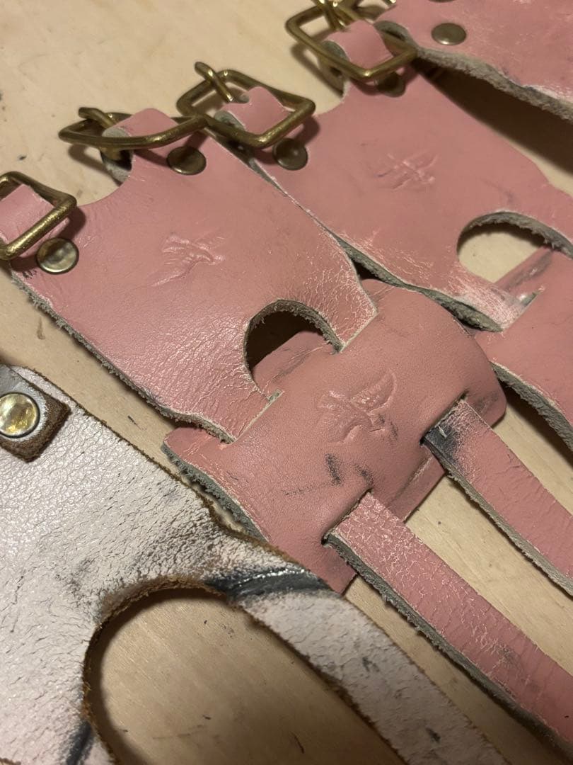 ピストバイク　トゥークリップ　ストラップ　4本セット