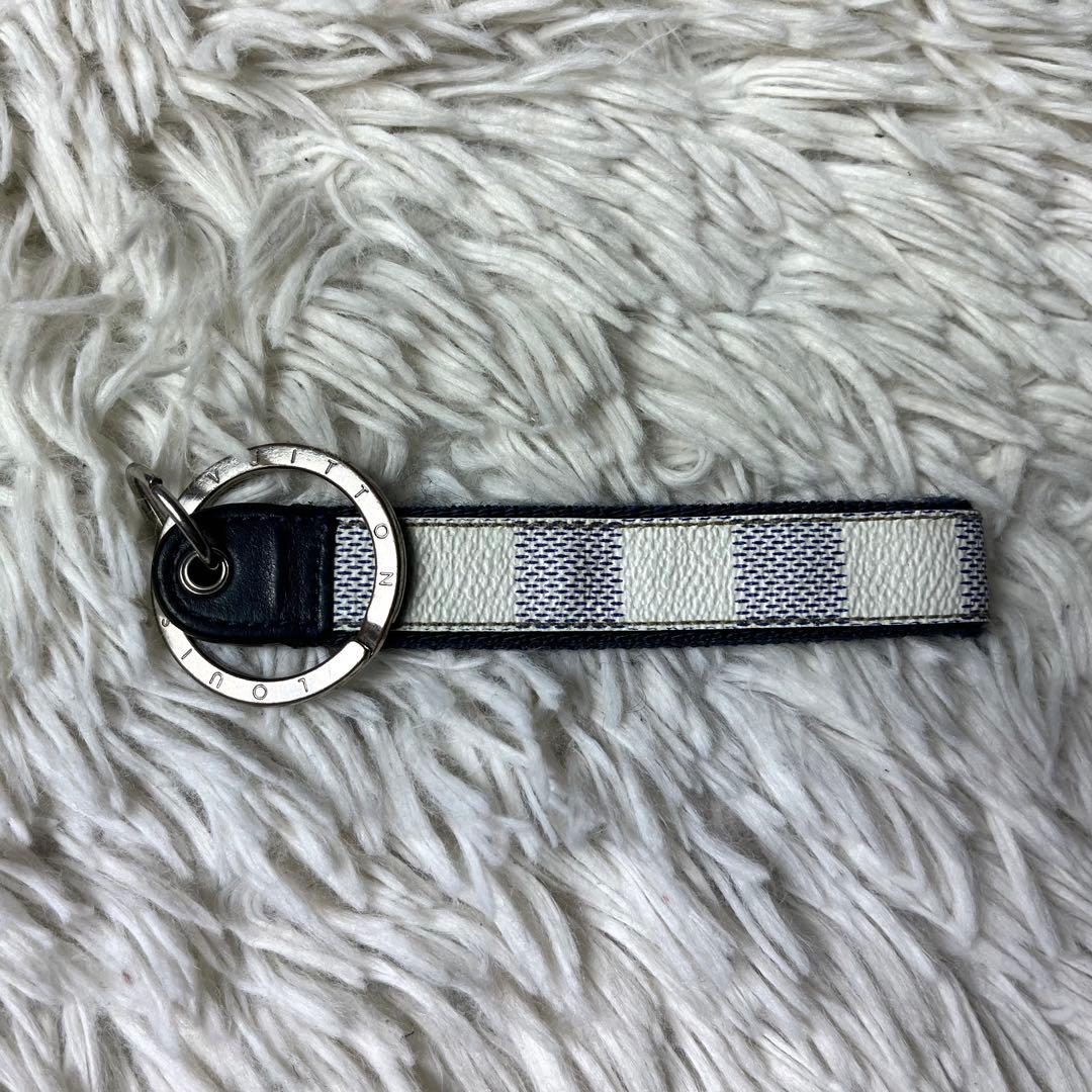 【美品✨】LOUIS VUITTON キーリング ドラゴンヌ ダミエ ホワイト